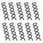 10PCS Spiral Hair Pins, Non-Scratch Ball Tips Screw Pins for DIY Style (Black) V1258-DP02-A-975
