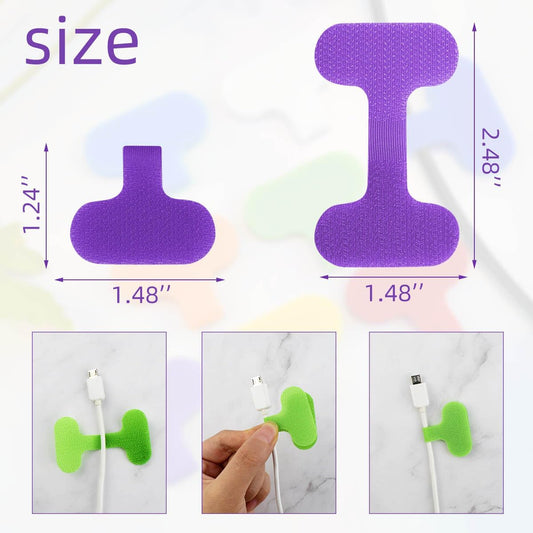 32 Pieces Multi-Color Electronic Cable Identification Tags Write On Cord Labels for Computers Management V1258-DP02-A-979