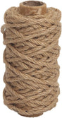 Strong Natural Jute Twine, 4mm Thick 66 Feet Long Jute String Rope Roll for Garden, Arts & Crafts, Home V1258-DP02-A-99