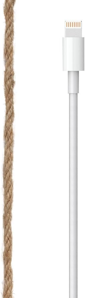 Strong Natural Jute Twine, 4mm Thick 66 Feet Long Jute String Rope Roll for Garden, Arts & Crafts, Home V1258-DP02-A-99