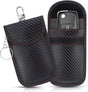 2 Pack Faraday Car Keycase Protective Bag rfid Signal Blocking Key Fob Protector Carbon Fiber Security V1258-DP02-A-992