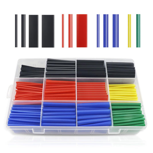 560 Pcs Heat Shrink Tubing Kit Marine Grade Wrap 2:1 Ratio Adhesive Lined Industrial Tube 12 Sizes Electrical V1258-DP02-A-996