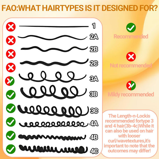 2-Pack Hair Stretcher Lengthening Net for Curly - Prevent Shrinkage Lock Hair Stretcher Looser - Wave V1258-DP02-B-1003