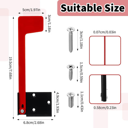 Flag for Mailbox,Red Mailbox Flag Replacement Kit Stainless Steel Mail Box Flags for Outside Metal Wood Wall V1258-DP02-B-1014