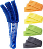 Window Blind Cleaner Duster Brush with 5 Microfiber Sleeves - Blind Cleaner Tools for Window Shutters Blind V1258-DP02-B-102