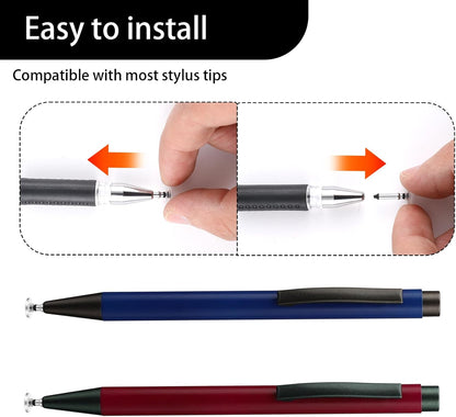 24 Pcs Stylus Tips Replacement Tips Only, Stylus Pen Tip Replacement High Precision Replaceable Pen Disc Tops V1258-DP02-B-1028