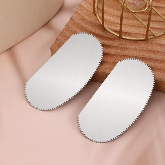 10 Pcs Stainless Steel Clay Scraper, Steel Pottery Tools Clay Ribs Serrated Sculpture Cutter Scraper Crafts V1258-DP02-B-1036