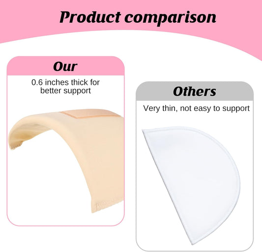 3 Pairs Shoulder Pads for Womens Clothing, Anti-Slip Detachable Hombreras para Ropa Mujer No-Sewing Required V1258-DP02-B-1038