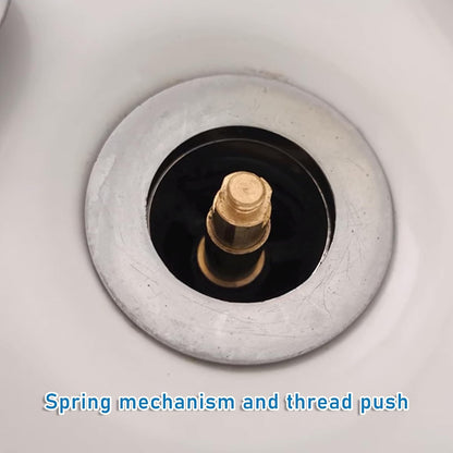 2 Pcs Basin Sink Clicker Pop Up Tub Drain Stopper Sink Pop Up Stopper Pop Up Bolt Basin Bath Sink Drain Click V1258-DP02-B-1039