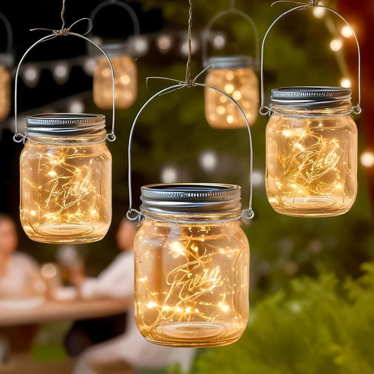 Vin Beauty Stainless Steel Mason Jar Hangers, 16 Pack Wire Hangers for Mason Jars, Mason Jar Lid Handles V1258-DP02-B-1048