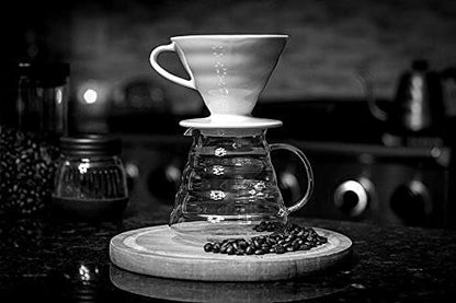 600ml Coffee Server, Standard Glass Coffee Carafe, Coffee Pot, Clear V1258-DP02-B-105