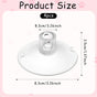 4 PCS Window Perch Suction Cup Large Replacement Clear PVC Sucker Pads Powerful Suction Cups for Cat Window V1258-DP02-B-1057