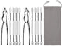 Lobster Crackers and Picks Set, 10-Piece Crab Leg Cracker Tools - Stainless Steel Seafood Crackers & Forks V1258-DP02-B-110