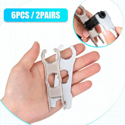 Landhoow 6 Pcs Solar Panel Connector Tool Solar Metal Spanner Wrench Solar PV Disconnect Removal Tools V1258-DP02-B-1116