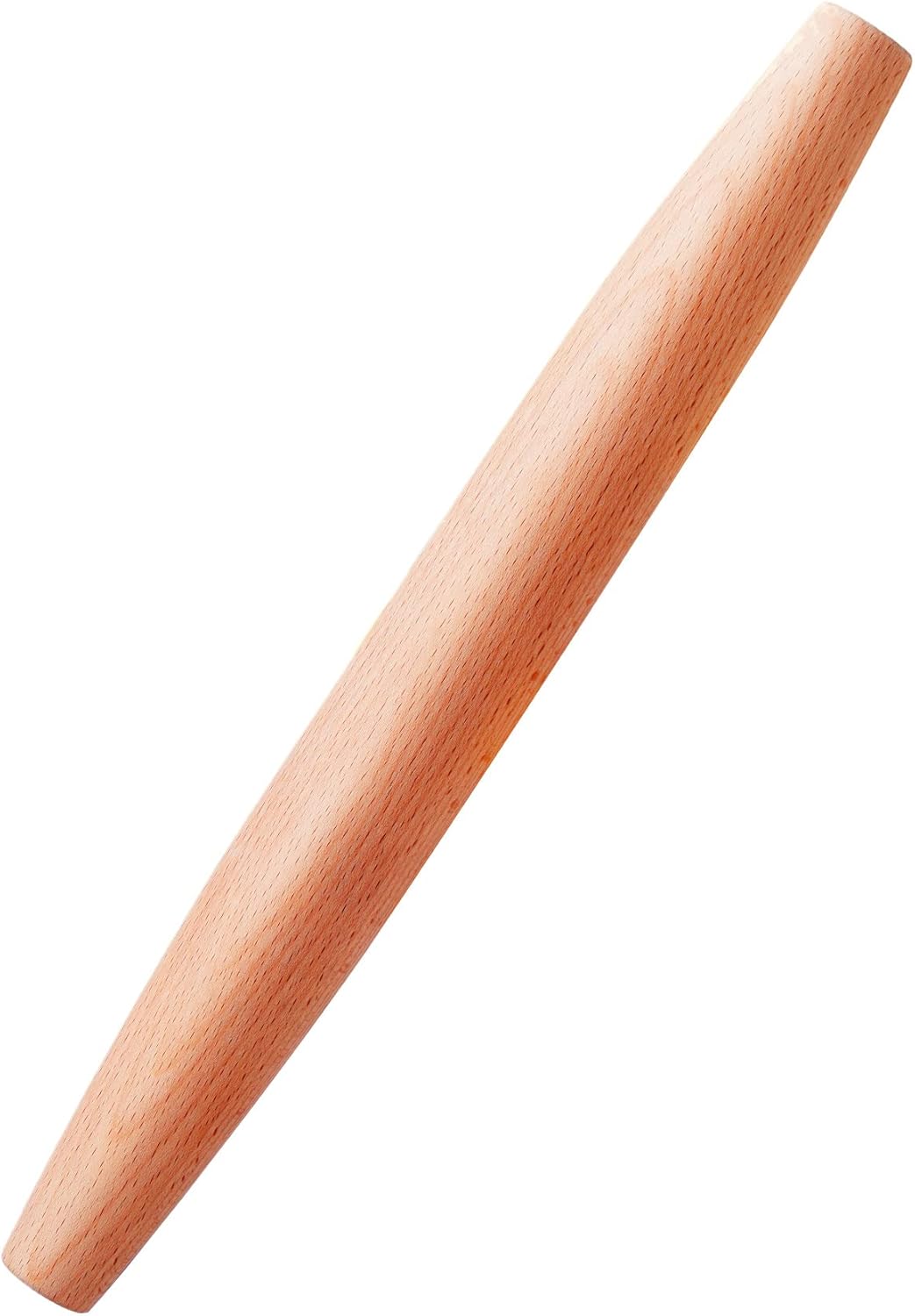 Classic French Rolling Pin for Baking - Beech Wood Tapered Rolling Pin Dough Roller for Pizza Dough, Pie V1258-DP02-B-114