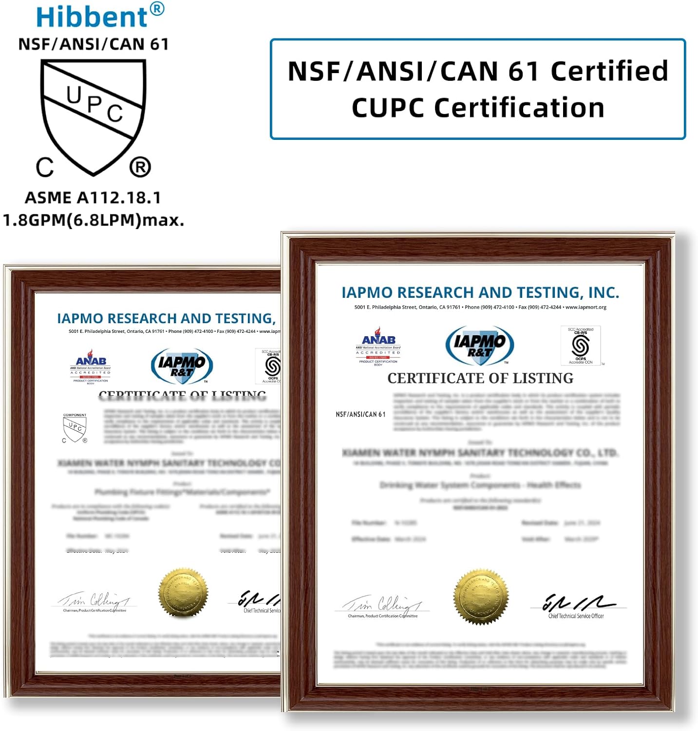 NSF/ANSI/CAN 61 Certified Faucet Aerator, CUPC Certification 360 degrees Twist Kitchen Sink Aerator, V1258-DP02-B-1154