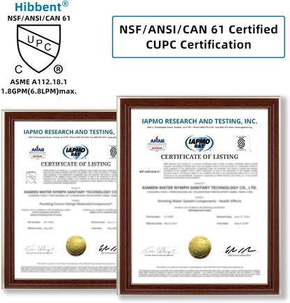 NSF/ANSI/CAN 61 Certified Faucet Aerator, CUPC Certification 360 degrees Twist Kitchen Sink Aerator, V1258-DP02-B-1154