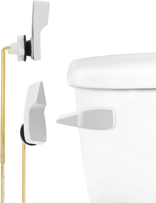 Toilet Handle Replacement, Front Mount Tank Flush Lever Handle Compatible with American Standard, Toilet Trip V1258-DP02-B-1161
