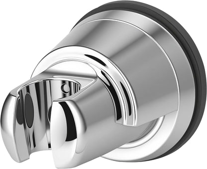 Vacuum Suction Cup Shower Head Holder, Removable Shower Wand Bracket, Adjustable Height & Wall Mount ABS V1258-DP02-B-1166