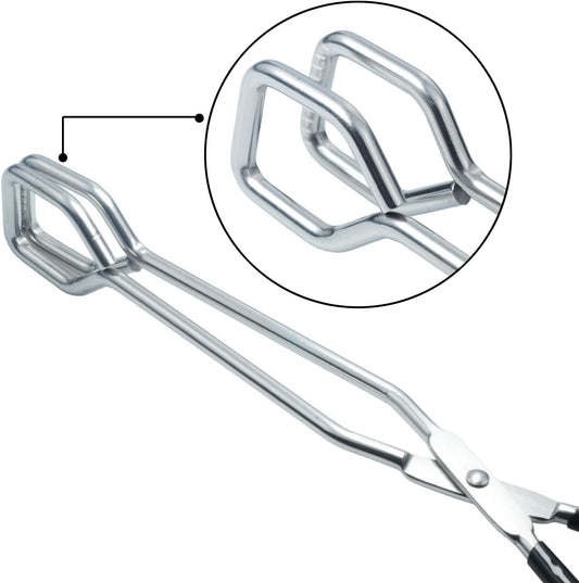 10-Inch Kitchen Scissor Tongs Stainless Steel Scissor Cooking Tongs V1258-DP02-B-1194