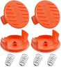 4 Pack Weed Eater Cap Compatible with Black and Decker Weed Wacker, RC-100-P Replacement Spool Cap Covers, V1258-DP02-B-1202
