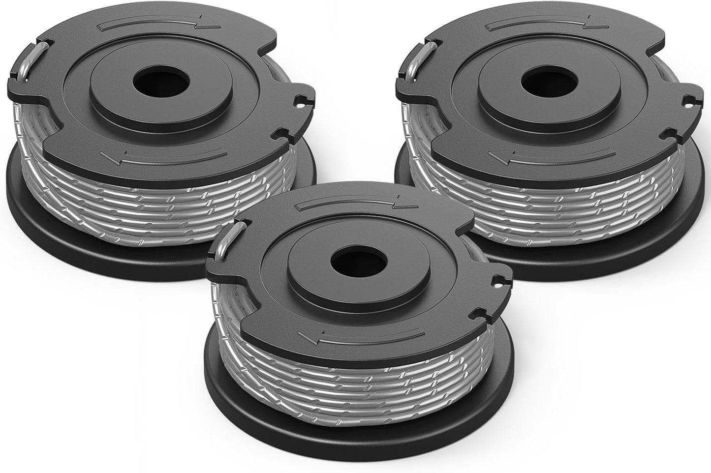 Trimmer String Spool Compatible with Greenworks, 0.065" 16Ft Single Line Auto-Feed String Trimmer Spools for V1258-DP02-B-1211