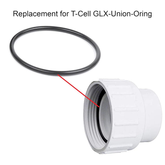 (8-Pack) Salt Cell O-Ring Compatible with Hayward GLX-Cell-Union Buna-N for Turbo Cell Salt Chlorination Cell V1258-DP02-B-1221