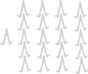 (21-Pack) Replacement Pool V-Clips - Pool Brush Plastic Clips/Pool Pole Net Clips for Cleaning Pool Walls - V1258-DP02-B-1226