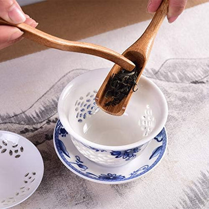 Silicone Tea Infuser, 4 Pack Loose Leaf Tea Filter Bags Strainer with Spoon V1258-DP02-B-123