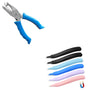 Single Hole Punch 1/4" Hole Puncher for Crafts, One Hole Paper Punch + 6 Pack Magnetic Staple Remover Tools, V1258-DP02-B-1261