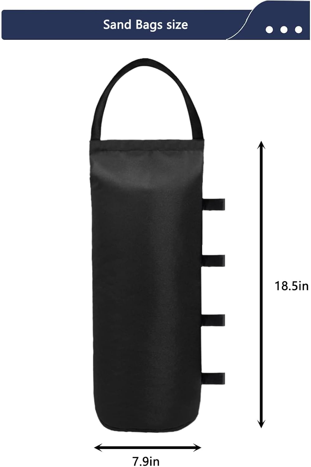 112 LBS Canopy Weights Sand Bags for Canopy Outdoor Advertising Tent Sunshade Fixed Windproof Pop up Tent(No V1258-DP02-B-1267