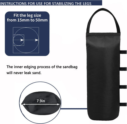 112 LBS Canopy Weights Sand Bags for Canopy Outdoor Advertising Tent Sunshade Fixed Windproof Pop up Tent(No V1258-DP02-B-1267