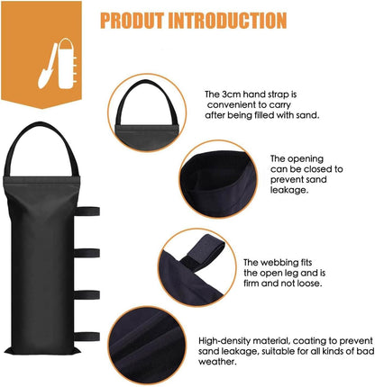100 LBS Canopy Weights Sand Bags for Canopy Outdoor Advertising Tent Sunshade Fixed Windproof Pop up Canopy V1258-DP02-B-1268