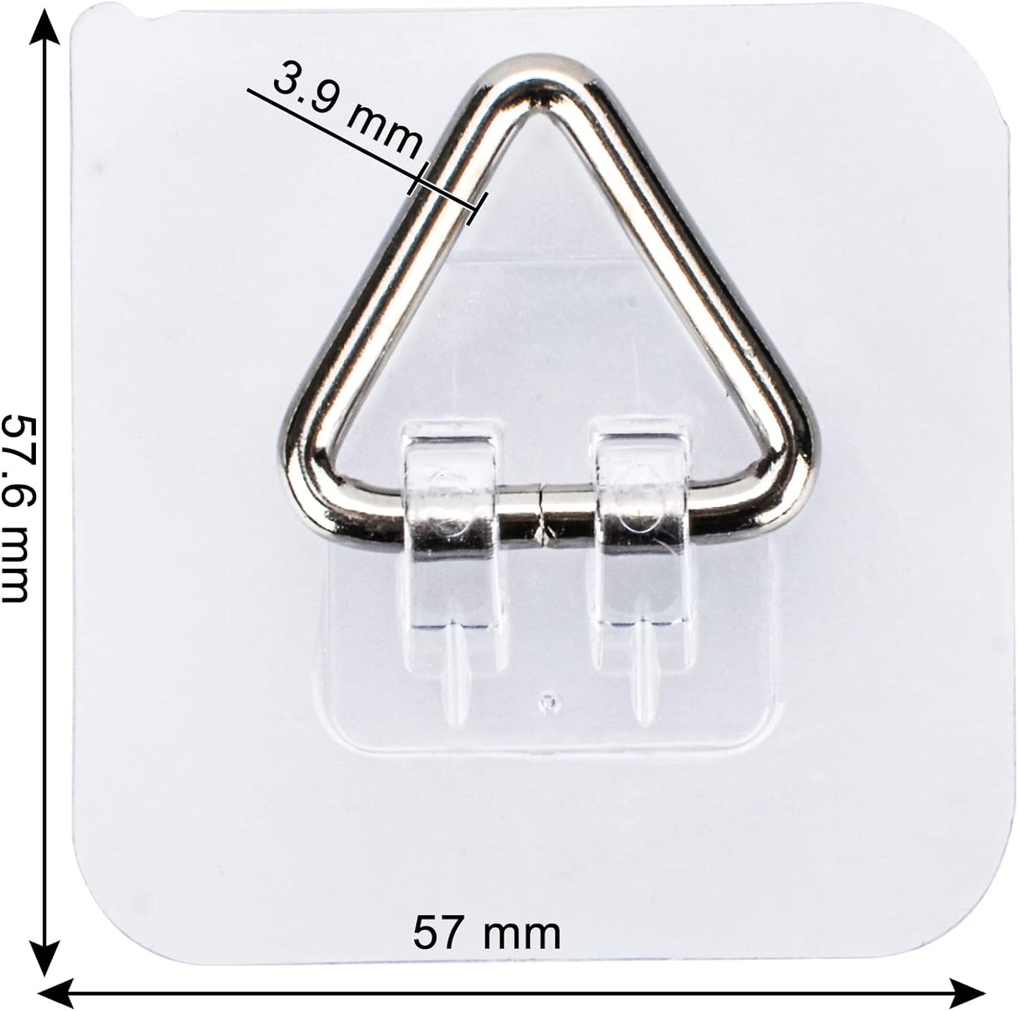 Wall Hangers 20 Pack - Vertical Plate Holders, Adhesive Picture Hanger for Wall Decoration V1258-DP02-B-1309