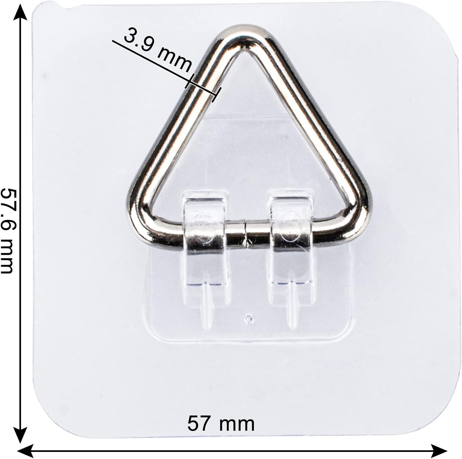 Wall Hangers 20 Pack - Vertical Plate Holders, Adhesive Picture Hanger for Wall Decoration V1258-DP02-B-1309