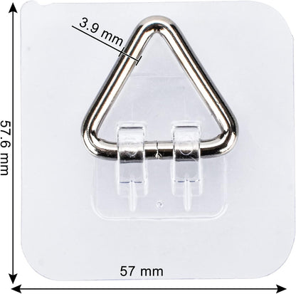Wall Hangers 20 Pack - Vertical Plate Holders, Adhesive Picture Hanger for Wall Decoration V1258-DP02-B-1309