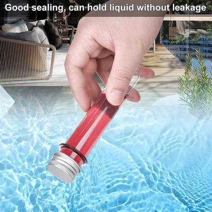 6PCS Plastic Test Tubes with Screw Caps 45ml Clear Tubes for Scientific Experiments, Party Decoration, V1258-DP02-B-1311