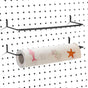 2 Pack Pegboard Towel Holder Pegboard Hooks for Paper Towels, Kitchen Towels, Stickers, Tapes Great Peg Board V1258-DP02-B-1317