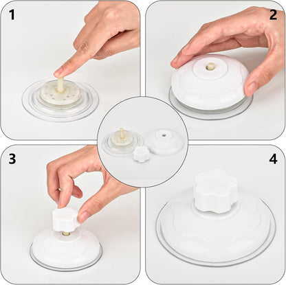 Thick Suction Cup Cat Perches 4Pcs Cat Hammock Replacement Screw Suction Cups for Window Seat V1258-DP02-B-1328