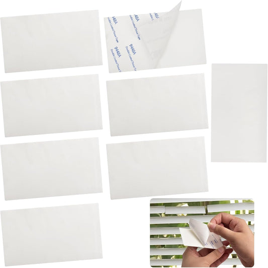 8 Pcs Horizontal Blind Repair Tabs Mini Blind Slat Repair Kit Horizontal Blinds Replacement Slats White Blind V1258-DP02-B-1332