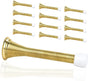 Spring Door Stoppers, 12 Pack Door Stops Wall Protector, Doorstops for Inside Door with 6 Rubber Bumper (Gold) V1258-DP02-B-1336