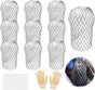 10Pcs Gutter Downspout Guards 3.5 Inch Aluminum Leaf Filter Strainer Expandable Gutter Downspout Protector V1258-DP02-B-1339