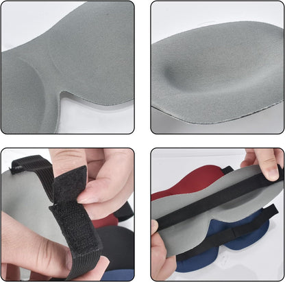 4 Pcs Sleep Mask 3D Eye Mask for Sleeping Eye Covers for Back and Side Sleeper at Travel, Sleep, Airplane V1258-DP02-B-1341