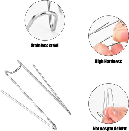 60Pcs Fabric Panel Wall Hooks Panel Wall Wire Hooks Cubicle Hooks for Fabric Walls at Office, Kitchen, Home V1258-DP02-B-1347