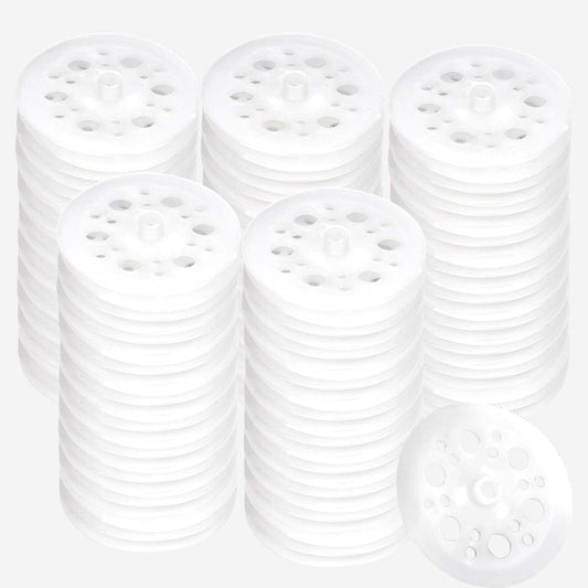 45mm Polypropylene Washers - 100 Pcs Load Spreading Foam Board Washers V1258-DP02-B-1355