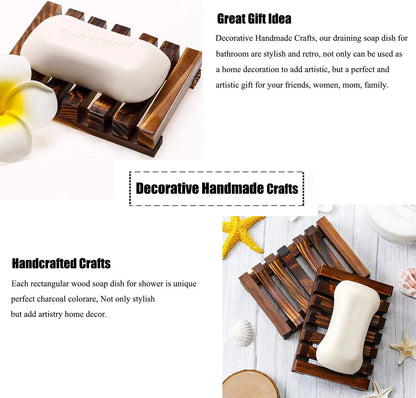 Soap Dish Holder for Shower, Self Draining Soap Tray for Bathroom, Extend Soaps Life and Keep Dry V1258-DP02-B-1380