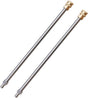 Pressure Washer Extension Wand, 17 Inch Stainless Steel with 1/4" Quick Connect Power Washer Lance, 2 Pack V1258-DP02-B-139