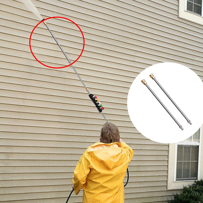 Pressure Washer Extension Wand, 17 Inch Stainless Steel with 1/4" Quick Connect Power Washer Lance, 2 Pack V1258-DP02-B-139