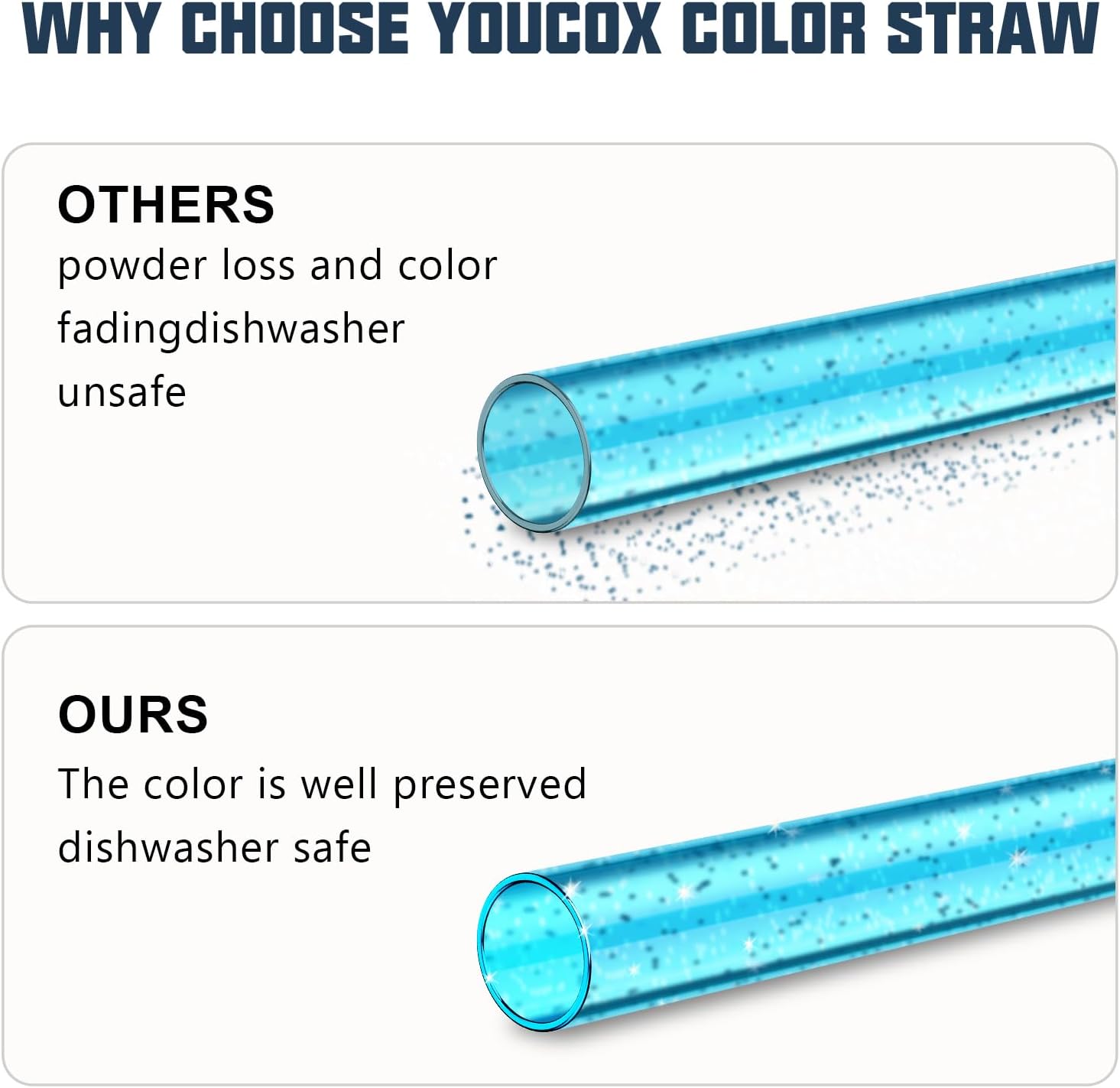 10 PCS Straw Cleaner Brush and 10 Pcs Replacement Color Straw for Stanley Cup 40 oz 30 oz 64 oz Tumbler V1258-DP02-B-1401