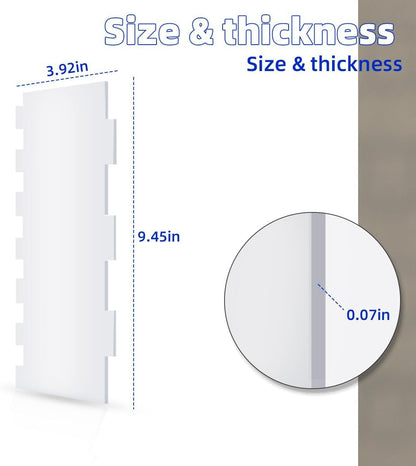 4 Pieces Large Clear Acrylic Cake Scraper Set Cakes Smoother Stripes Edge Contour Comb for DIY Icing Frosting V1258-DP02-B-1435